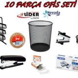 10 PARÇA MASA ÜSTÜ OFİS SETİ ÜCRETSİZ KARGO