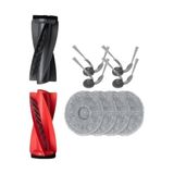 10 Parça QRevo Curv X-QRevo Curv 2 Pro Roborock ile Uyumlu Robot Süpürge Ana Fırça,Mop Paspas Bez,Yan Fırça Yedek Parça Aksesuar Seti