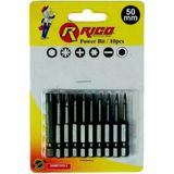 10 Parça Torx Bits Uç Seti 50 Mm