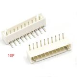 10 Pin Jst-Xh 2.54 Tunik Konnektör Erkek Eğik 90°