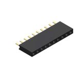 10 Pin Tek Sıra Dişi Header 180 Derece 1x10 Pin 2.54mm Soket Konnektör Breadboard Pcb Devre Bağlantı