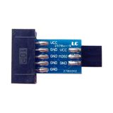 10 Pin To 6 Pin Atmel Programlayici Cevirici Karti Arduino Uno R3 Mega 2560 Avrısp Mkıı Usbasp