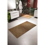 10 Post Online Banyo Paspası Halısı Modern Kahverengi Dijital Baskı Halı Kaydırmaz Ince Yıkanabilir