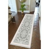 10 Post Online Kaymaz Kesme İnce Dijital Baskı Gri 100x225 cm Yolluk