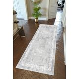 10 Post Online Kaymaz Kesme İnce Dijital Baskı Gri 70x300 cm Yolluk