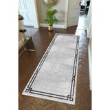 10 Post Online Kaymaz Kesme İnce Dijital Baskı Gri 80x400 cm Yolluk