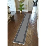10 Post Online Kaymaz Kesme İnce Dijital Baskı Koyu Gri 100x200 cm Yolluk