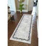 10 Post Online Kaymaz Kesme İnce Dijital Baskı Koyu Gri 100x275 cm Yolluk