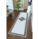 10 Post Online Kaymaz Kesme İnce Dijital Baskı Koyu Gri 80x350 cm Yolluk