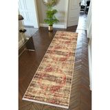 10 Post Online Otantik Bej Kahverengi Krem Kaymaz Kesme İnce Dijital Baskı 80x200 cm Yolluk