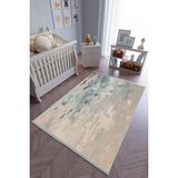 10 Post Online Renkli Kaymaz Oval Kesme 80x500 cm Çocuk Odası Halı