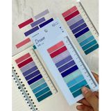 10 Renkli Cetvelli Dream Şeffaf Pet İndeks Sticker/İndex/Postit/Kitap Ayracı/Not Kağıdı