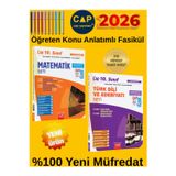 10.Sınıf %100 Yeni Maarif Müfredat Matematik-Türkdiliedebiyat Öğreten Konu Anlatımlı Fasikül+Kalem