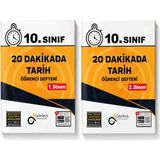 10. Sınıf 20 Dakikada Tarih Öğrenci Defteri 1. Dönem + 2. Dönem Seti | Dakika Yayınları | Konu Tekrar ve Yazılı Hazırlık