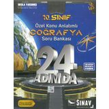 10.Sınıf Coğrafya 24 Adımda Özel Konu Anlatımlı Soru Bankası Sınav Yayınları