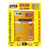 10.Sınıf Matematik %100 Yeni Müfredat Konu Özetli Etkinlikli Soru Bankası+Android Kalem