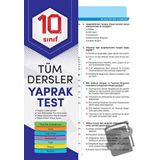 10. Sınıf Tüm Dersler Yaprak Test
