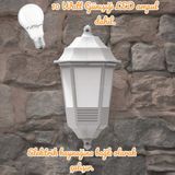10 Watt Gunisigi Ampul Dahil Dekoratif Duvar Aplik, Bahce Duvar Armaturu, Modern Sik Duvar Apligi