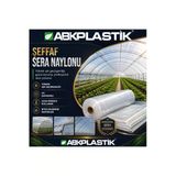 10 X 25 M Şeffaf Pe Sera Naylonu Abkplastik Örtü