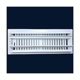 10" x 4" 2 Yollu Hava Akışı Duvar ve Tavan Kaydı Buzul Beyaz Kaplama | 4 "x 10" 2 Yönlü Hava Difüzörü | Ev Yan Duvarları ve Tavan Için Hava Delikleri | Sierra - 100 cm