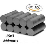 100 Adet 15X3 Yuvarlak Mıknatıs - Kına Sünnet Süsleme Mıknatısı 253918290