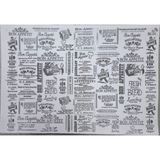 100 Adet 24X34 cm Beyaz Sülfit Hamburger Kağıdı , Tost, Servis Kağıdı