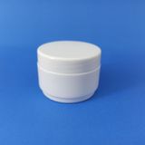 100 Adet 25 Ml Beyaz Renk Mini Boş Pomat-Krem-Kozmetik Kutusu