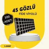 100 Adet 45 Göz Fide Viyol Fide Altlığı Fide Viyolü Fidelik
