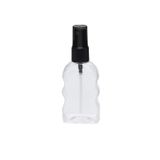 100 Adet - 50ml Boş Yassı Şeffaf Pet Şişe, Plastik Sprey Şişe