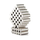 100 Adet 6x1,5 Mm Neodyum Mıknatıs Magnet Yuvarlak