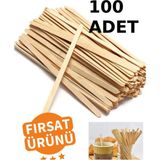 100 Adet Ahşap Karıştırıcı Tahta Çay Kahve Karıştırıcı Karıştırma Çubuğu Tahta Karıştırıcı Kullan At - HBCV00007Y7B38