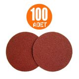 100 Adet Cırt Zımpara Spiral Avuç Taşlama 115 Mm 180 Kum