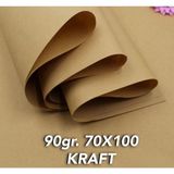 100 Adet Kalın Kraft Kağıt 70X100 cm Kahverengi Ambalaj Kağıdı Çeyiz Paketleme Koli Kağıdı 90 gr