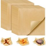 100 Adet Kraft-Düz Küçük Boy Ürünler Için Kutu ve Ambalaj Kağıdı Hediye Kağıdı 25X35