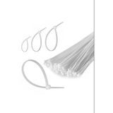 100 Adet Plastik Cırt Kelepçe Kablo Bağı Kablo Düzenleyici4.8 x 380 mm