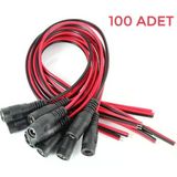 100 Adet Powerjack Güvenlik Kamerası Dişi Power Jack Dc Jak Kablo