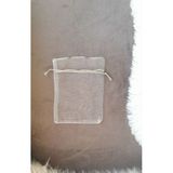 100 Adet Şeffaf Bez Kına Düğün Mevlüt Sünnet Hediye Kesesi Kese Çanta 12 Cm X 9 Cm