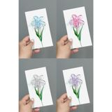 100 Adet Şeffaf Renkli Lotus Toka 6 Cm Kına Seti BIJUT95571NETY