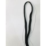 100 Adet Tesbih İpi Siyah...120 Cm...