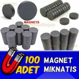 100 Adet Yuvarlak Mıknatıs Çok Amaçlı Süsleme Mıknatıs 1.4 CM 3 MM
