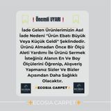 %100 Akrilik Makine Kesme Yolluk Mutfak Koridor Salon Yatak Odası Halısı Neh9