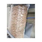 %100 Çam Peleti 6Mm Yüksek Yanma Enerjisine Sahip Odun Peleti 20Kg Şeffaf Poşet