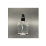 100 Cc Yassı Plastik Şişe - Siyah Spreyli - 100 Ml Spreyli Pet Şişe (20 Adet)