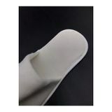 (100 Çift) 3Mm Tabana Polyester Havlu Çift Kapak Otel Tipi Terlik
