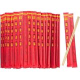 100 Çift Chopstick (Yemek Çubuğu) 24 cm | Uzakdoğu Mutfağı için | Sushi & Noodle Uyumlu | Dayanıklı ve Hafif