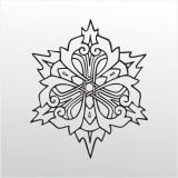 100 cm Çiçek Deseni Folyo Sticker
