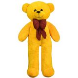 100 cm Dev Pelüş,Papyonlu Ayı,Peluş,Yumuşak ve Sevimli Büyük Boy,Sarılmalık Ayı,Papyonlu Ayıcık,Sevgiliye Hediye Ayıcık (Sarı)