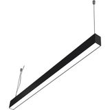 100 cm Linear Sarkıt Armatür Aydınlatma - SİYAH - 4000K - Doğal Işık