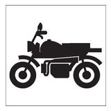 100 cm Motorsiklet Folyo Sticker