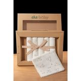 %100 Coton 6 Lı Bebek Ağız Silme Mendili - KOALA